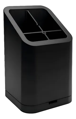 Escurridor Cubiertos Organizador Cocina Baño Desmontable Color Negro